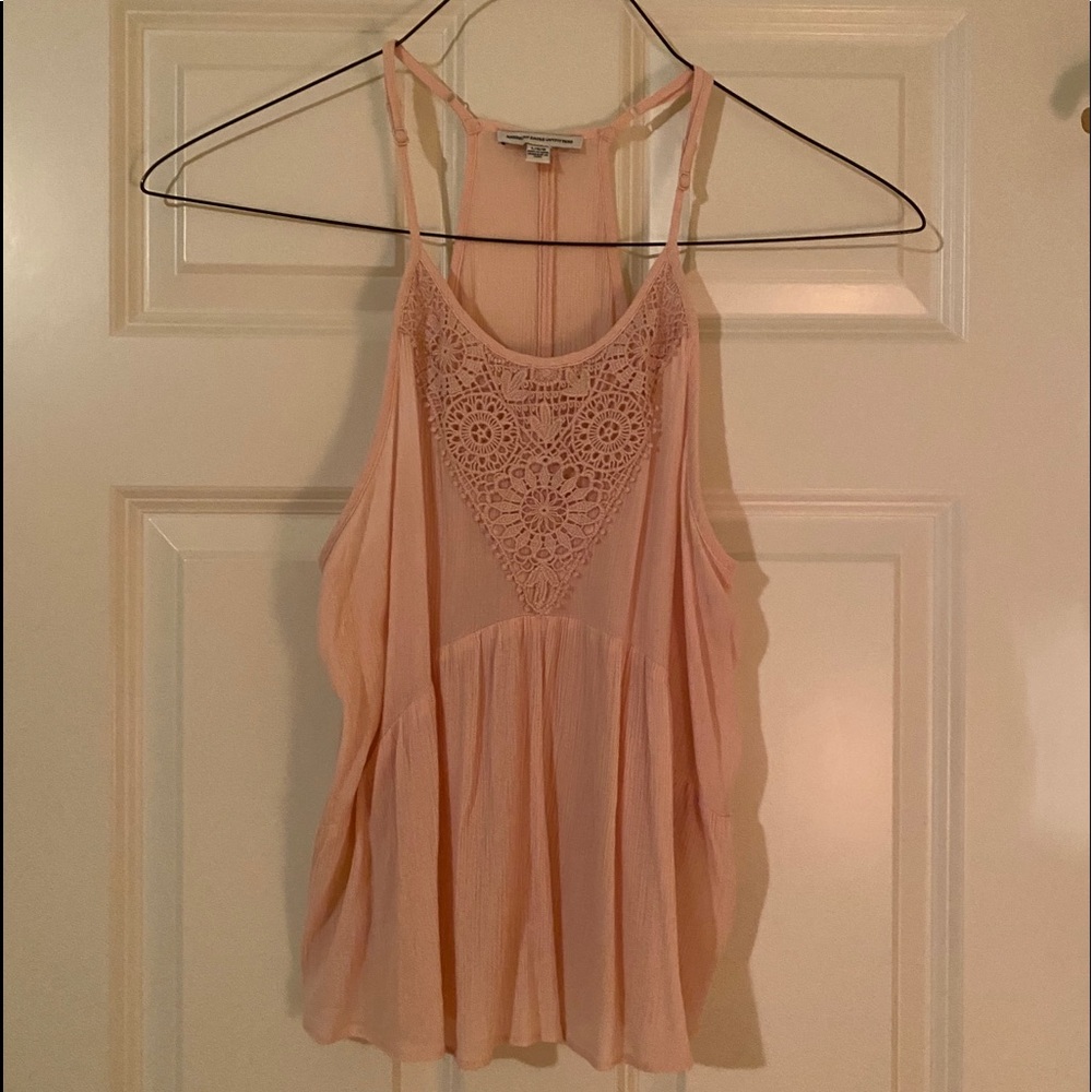 American Eagle peach tank